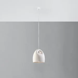 Hanglampen Zenna modern van – 1 lichtbronnen 4000K – L.25 x H.126 cm – wit Hanglampen Zenna modern van – 1 lichtbronnen 4000K – L.25 x H.126 cm – wit