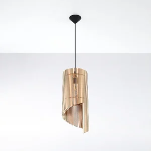 Hanglampen Zenexia Scandinavisch van – 1 lichtbronnen 4000K – L.21 x H.120 cm – natuurlijk hout Hanglampen Zenexia Scandinavisch van – 1 lichtbronnen 4000K – L.21 x H.120 cm – natuurlijk hout