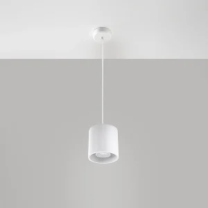 Hanglampen Celeris modern van  – 1 lichtbronnen 4000K – L.10 x H.110 cm – wit