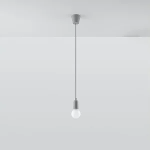 Hanglampen Astis modern van – 1 lichtbronnen 4000K – L.9 x H.90 cm – grijs Hanglampen Astis modern van – 1 lichtbronnen 4000K – L.9 x H.90 cm – grijs