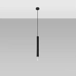 Hanglampen Eclim modern van – 1 lichtbronnen 4000K – L.8 x H.120 cm – zwart Hanglampen Eclim modern van – 1 lichtbronnen 4000K – L.8 x H.120 cm – zwart