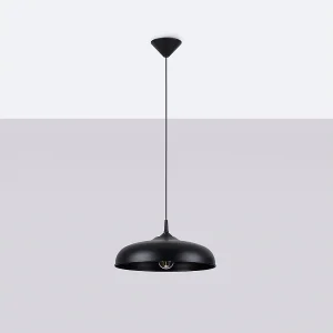 Hanglampen Zinta Scandinavisch van – 1 lichtbronnen 4000K – L.38 x H.74 cm – zwart Hanglampen Zinta Scandinavisch van – 1 lichtbronnen 4000K – L.38 x H.74 cm – zwart