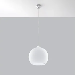 Hanglampen Esfera minimalistisch van – 1 lichtbronnen 4000K – L.30 x H.120 cm – wit Hanglampen Esfera minimalistisch van – 1 lichtbronnen 4000K – L.30 x H.120 cm – wit