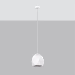 Hanglampen Mintx modern van – 1 lichtbronnen 4000K – L.20 x H.125 cm – wit Hanglampen Mintx modern van – 1 lichtbronnen 4000K – L.20 x H.125 cm – wit