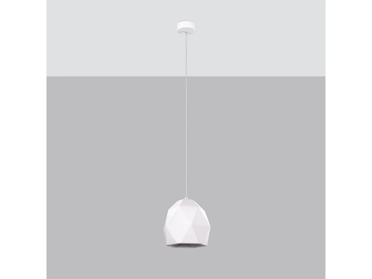 Hanglampen Mintx modern van - 1 lichtbronnen 4000K - L.20 x H.125 cm - wit