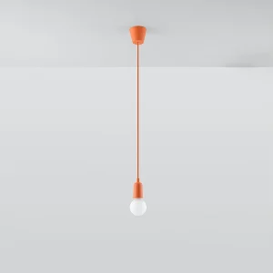 Hanglampen Astis modern van – 1 lichtbronnen 4000K – L.9 x H.90 cm – oranje Hanglampen Astis modern van – 1 lichtbronnen 4000K – L.9 x H.90 cm – oranje
