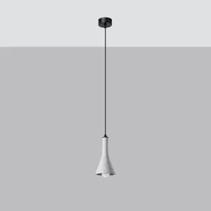 Hanglampen Lum modern van – 1 lichtbronnen 4000K – L.12 x H.125 cm – grijs Hanglampen Lum modern van – 1 lichtbronnen 4000K – L.12 x H.125 cm – grijs