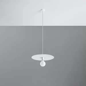Hanglampen Flavieta modern van – 1 lichtbronnen 4000K – L.40 x H.105 cm – wit Hanglampen Flavieta modern van – 1 lichtbronnen 4000K – L.40 x H.105 cm – wit
