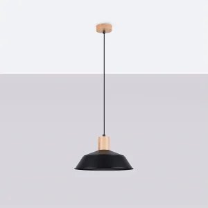 Hanglampen Fanova Scandinavisch van – 1 lichtbronnen 4000K – L.34 x H.120 cm – zwart Hanglampen Fanova Scandinavisch van – 1 lichtbronnen 4000K – L.34 x H.120 cm – zwart
