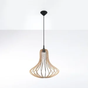 Hanglampen Zenix Scandinavisch van – 1 lichtbronnen 4000K – L.41 x H.110 cm – natuurlijk hout Hanglampen Zenix Scandinavisch van – 1 lichtbronnen 4000K – L.41 x H.110 cm – natuurlijk hout
