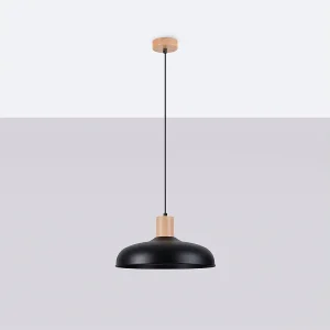 Hanglampen Velture Scandinavisch van – 1 lichtbronnen 4000K – L.38 x H.120 cm – zwart Hanglampen Velture Scandinavisch van – 1 lichtbronnen 4000K – L.38 x H.120 cm – zwart