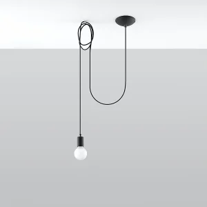 Hanglampen Speis zolder van  – 1 lichtbronnen 4000K – L.300 x H.150 cm – zwart