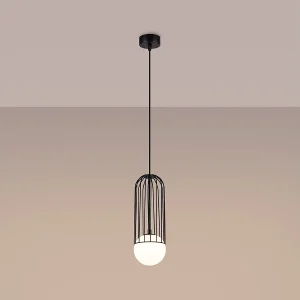 Hanglampen Zynex modern van – 1 lichtbronnen 3000K – L.12 x H.115 cm – zwart Hanglampen Zynex modern van – 1 lichtbronnen 3000K – L.12 x H.115 cm – zwart