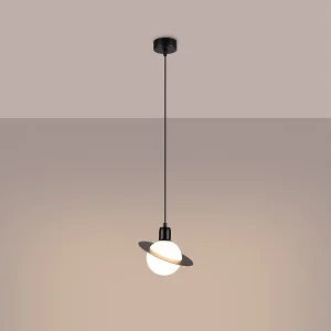 Hanglampen Gloxo modern van – 1 lichtbronnen 3000K – L.20 x H.125 cm – zwart Hanglampen Gloxo modern van – 1 lichtbronnen 3000K – L.20 x H.125 cm – zwart