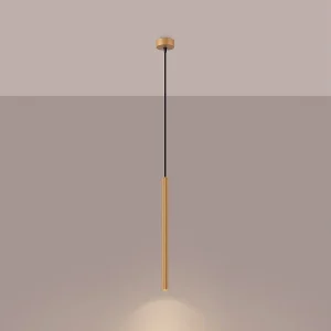 Hanglampen Elara modern van – 1 lichtbronnen 3000K – L.8 x H.120 cm – gouden Hanglampen Elara modern van – 1 lichtbronnen 3000K – L.8 x H.120 cm – gouden