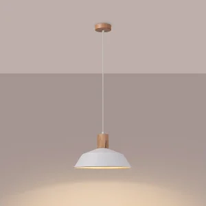 Hanglampen Fanova Scandinavisch van – 1 lichtbronnen 3000K – L.34 x H.120 cm – wit Hanglampen Fanova Scandinavisch van – 1 lichtbronnen 3000K – L.34 x H.120 cm – wit