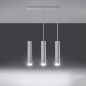 Hanglampen Toris modern van – 3 lichtbronnen 3000K – L.45 x H.90 cm – wit Hanglampen Toris modern van – 3 lichtbronnen 3000K – L.45 x H.90 cm – wit
