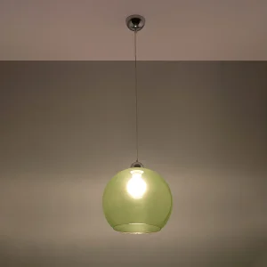 Hanglampen Esfera minimalistisch van – 1 lichtbronnen 3000K – L.30 x H.120 cm – groente Hanglampen Esfera minimalistisch van – 1 lichtbronnen 3000K – L.30 x H.120 cm – groente