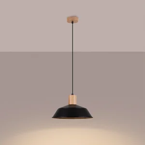 Hanglampen Fanova Scandinavisch van – 1 lichtbronnen 3000K – L.34 x H.120 cm – zwart Hanglampen Fanova Scandinavisch van – 1 lichtbronnen 3000K – L.34 x H.120 cm – zwart