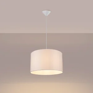 Hanglampen Gloxo minimalistisch van – 1 lichtbronnen 3000K – L.40 x H.88 cm – wit Hanglampen Gloxo minimalistisch van – 1 lichtbronnen 3000K – L.40 x H.88 cm – wit