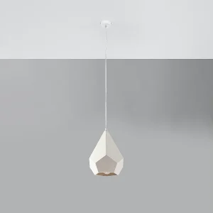Hanglampen Litch modern van – 1 lichtbronnen 4000K – L.25 x H.135 cm – wit Hanglampen Litch modern van – 1 lichtbronnen 4000K – L.25 x H.135 cm – wit