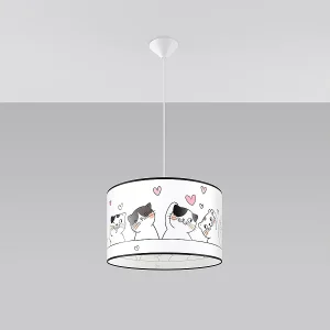 Hanglampen Gatto modern van – 1 lichtbronnen 4000K – L.40 x H.95 cm – veelkleurig Hanglampen Gatto modern van – 1 lichtbronnen 4000K – L.40 x H.95 cm – veelkleurig