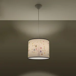 Hanglampen Gufo modern van – 1 lichtbronnen 3000K – L.30 x H.82 cm – veelkleurig Hanglampen Gufo modern van – 1 lichtbronnen 3000K – L.30 x H.82 cm – veelkleurig