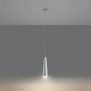 Hanglampen Eclix modern van – 1 lichtbronnen 3000K – L.8 x H.132 cm – wit Hanglampen Eclix modern van – 1 lichtbronnen 3000K – L.8 x H.132 cm – wit
