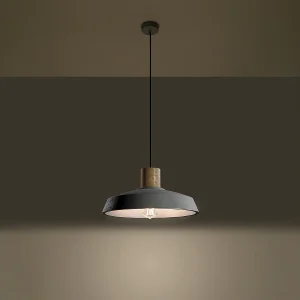 Hanglampen Evoxa industrieel van – 1 lichtbronnen 3000K – L.40 x H.115 cm – grijs Hanglampen Evoxa industrieel van – 1 lichtbronnen 3000K – L.40 x H.115 cm – grijs