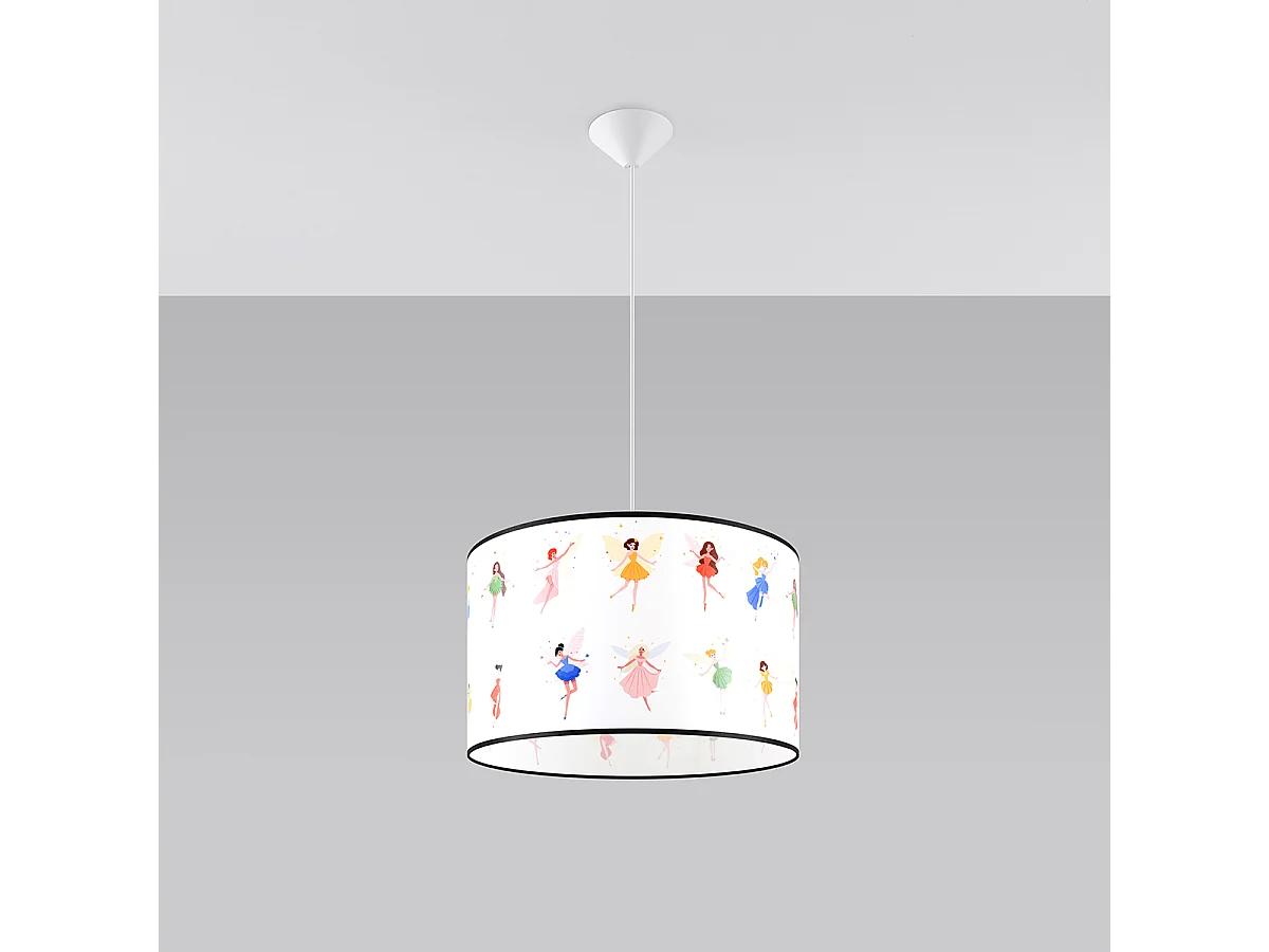 Hanglampen Hada modern van - 1 lichtbronnen 4000K - L.40 x H.95 cm - veelkleurig