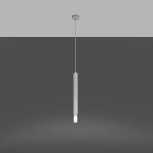 Hanglampen Eclim modern van – 1 lichtbronnen 3000K – L.8 x H.120 cm – wit Hanglampen Eclim modern van – 1 lichtbronnen 3000K – L.8 x H.120 cm – wit