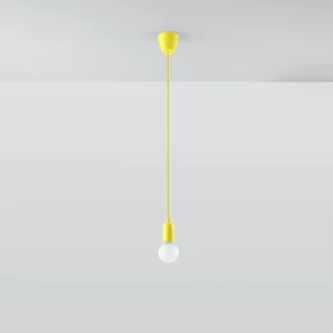 Hanglampen Astis modern van – 1 lichtbronnen 4000K – L.9 x H.90 cm – geel Hanglampen Astis modern van – 1 lichtbronnen 4000K – L.9 x H.90 cm – geel