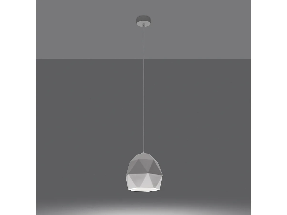 Hanglampen Mintx modern van - 1 lichtbronnen 3000K - L.20 x H.125 cm - wit