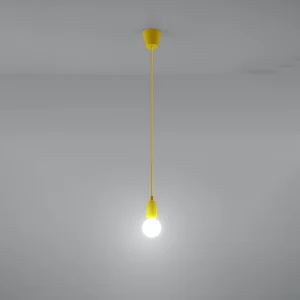 Hanglampen Astis modern van – 1 lichtbronnen 3000K – L.9 x H.90 cm – geel Hanglampen Astis modern van – 1 lichtbronnen 3000K – L.9 x H.90 cm – geel