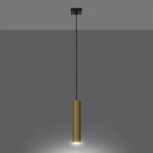 Hanglampen Toris modern van – 1 lichtbronnen 3000K – L.8 x H.100 cm – gouden glans Hanglampen Toris modern van – 1 lichtbronnen 3000K – L.8 x H.100 cm – gouden glans
