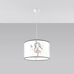 Hanglampen Prinesa modern van  – 1 lichtbronnen 4000K – L.40 x H.95 cm – veelkleurig