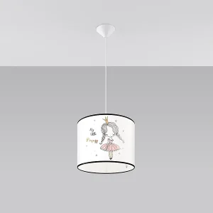 Hanglampen Prinesa modern van  – 1 lichtbronnen 4000K – L.30 x H.95 cm – veelkleurig