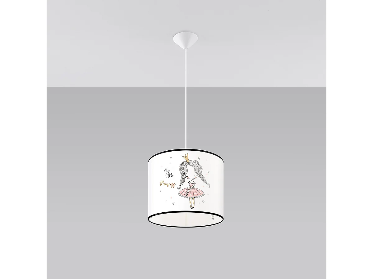Hanglampen Prinesa modern van - 1 lichtbronnen 4000K - L.30 x H.95 cm - veelkleurig