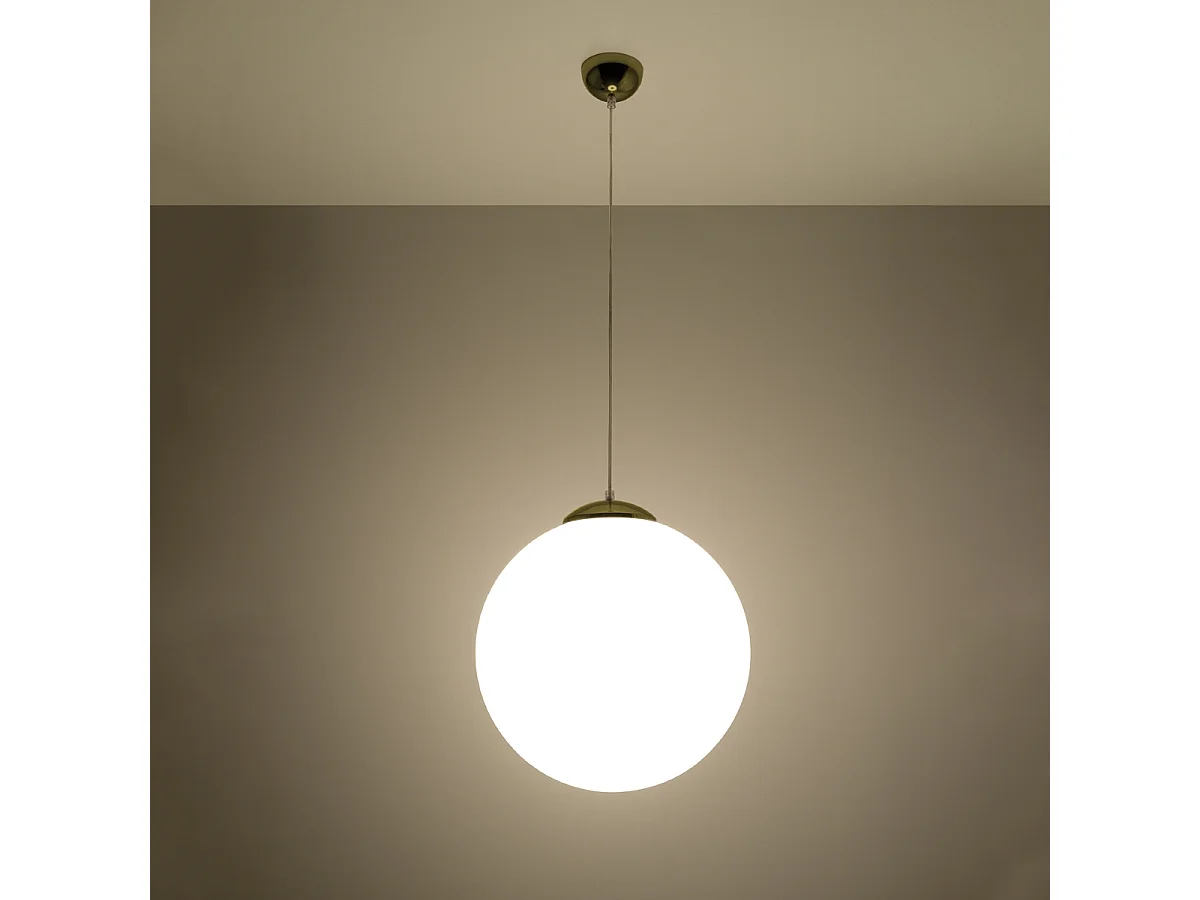 Hanglampen Stera minimalistisch van - 1 lichtbronnen 3000K - L.40 x H.130 cm - wit goud