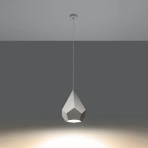 Hanglampen Litch modern van – 1 lichtbronnen 3000K – L.25 x H.135 cm – wit Hanglampen Litch modern van – 1 lichtbronnen 3000K – L.25 x H.135 cm – wit