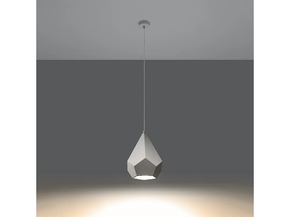 Hanglampen Litch modern van - 1 lichtbronnen 3000K - L.25 x H.135 cm - wit