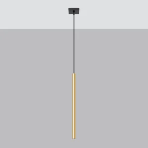 Hanglampen Brill modern van – 1 lichtbronnen 4000K – L.8 x H.100 cm – gouden glans Hanglampen Brill modern van – 1 lichtbronnen 4000K – L.8 x H.100 cm – gouden glans