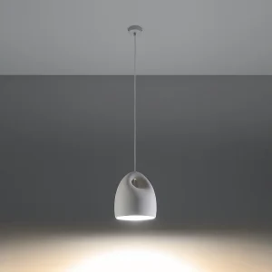 Hanglampen Zenna modern van – 1 lichtbronnen 3000K – L.25 x H.126 cm – wit Hanglampen Zenna modern van – 1 lichtbronnen 3000K – L.25 x H.126 cm – wit