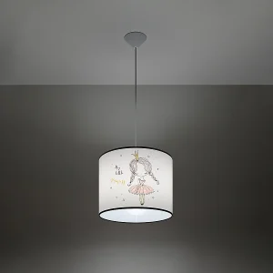 Hanglampen Prinesa modern van  – 1 lichtbronnen 3000K – L.30 x H.95 cm – veelkleurig