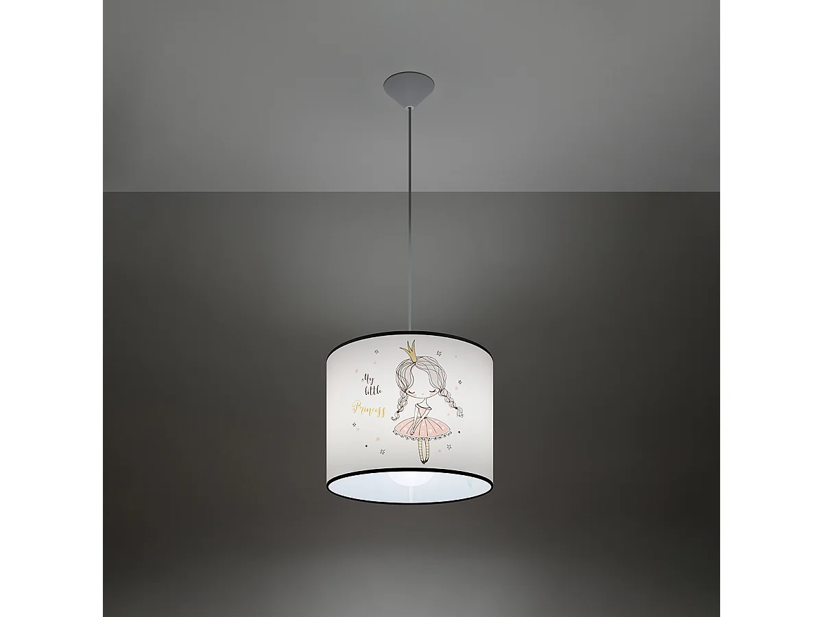 Hanglampen Prinesa modern van - 1 lichtbronnen 3000K - L.30 x H.95 cm - veelkleurig