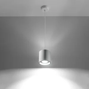 Hanglampen Celeris modern van  – 1 lichtbronnen 3000K – L.10 x H.110 cm – wit