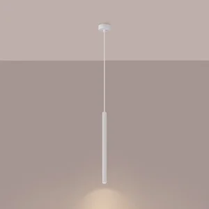 Hanglampen Elara modern van – 1 lichtbronnen 3000K – L.8 x H.120 cm – wit Hanglampen Elara modern van – 1 lichtbronnen 3000K – L.8 x H.120 cm – wit