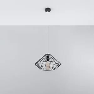 Hanglampen Neoteru industrieel van – 1 lichtbronnen 4000K – L.32 x H.120 cm – zwart Hanglampen Neoteru industrieel van – 1 lichtbronnen 4000K – L.32 x H.120 cm – zwart