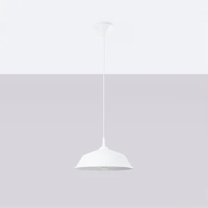 Hanglampen Quarix Scandinavisch van  – 1 lichtbronnen 4000K – L.34 x H.74 cm – wit