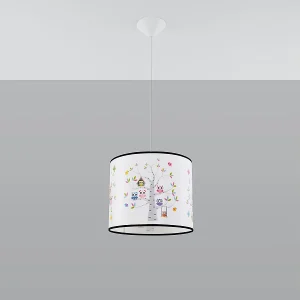 Hanglampen Gufo modern van – 1 lichtbronnen 4000K – L.30 x H.82 cm – veelkleurig Hanglampen Gufo modern van – 1 lichtbronnen 4000K – L.30 x H.82 cm – veelkleurig